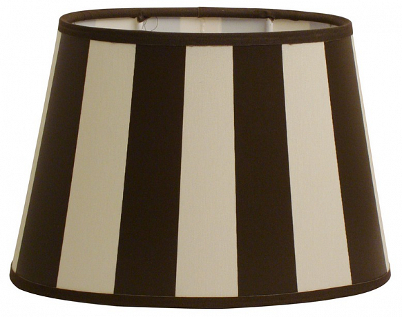 Абажур овальный  Ring Dark Brown